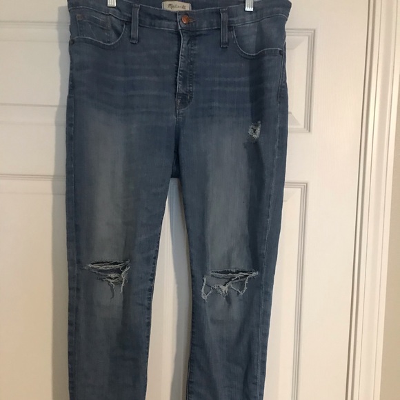 Madewell Denim - Madewell distressed skinny jeans